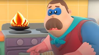 Kitchen Chaos! | Hero Dad | Cartoon for Toddlers and Children | 1 Hour +