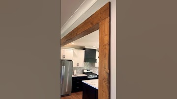 FAUX beam openings are KILLER #gotitcoach #woodworking #beams