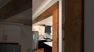 FAUX beam openings are KILLER #gotitcoach #woodworking #beams