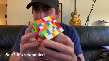 Jason solves a 7x7 Rubik’s Cube (time lapse)