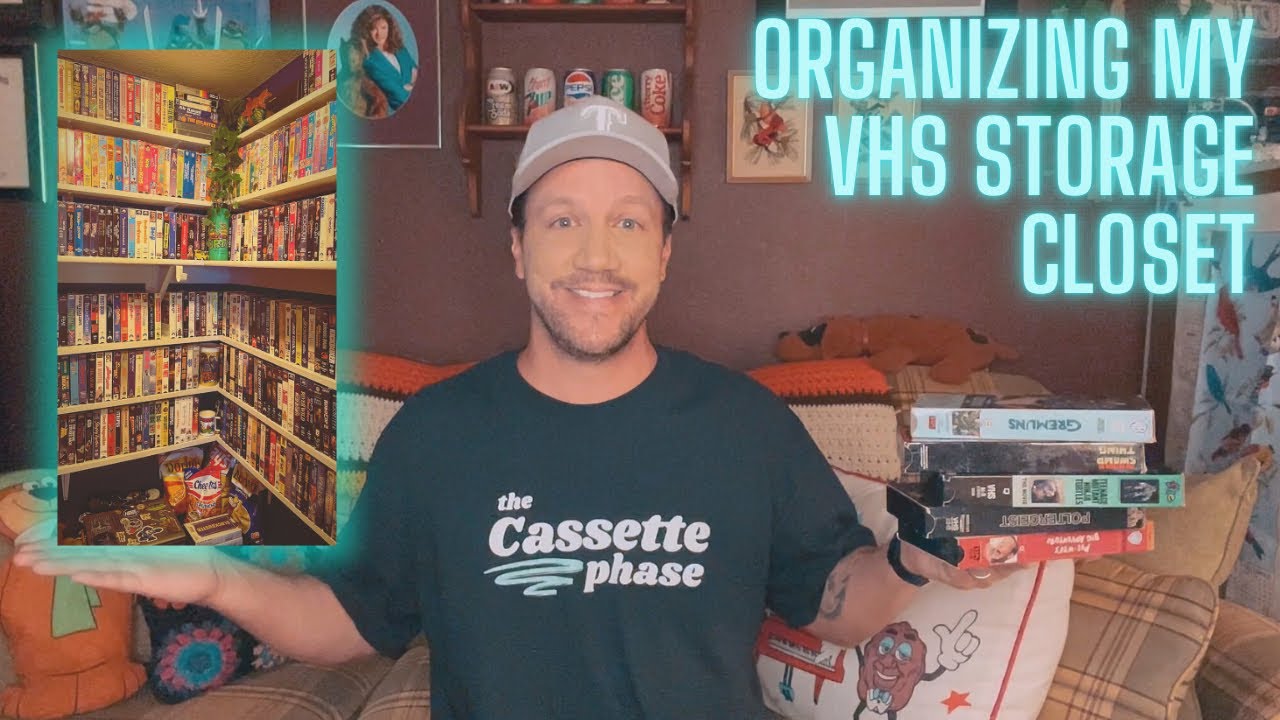 Organizing my VHS tapes and talking movies, come hang out!