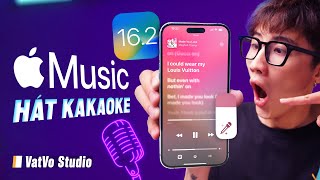 Đã có iOS 16.2 RC: Hát Karaoke bằng Apple Music, tách lời đỉnh cao nhưng thiếu nhiều bài quá!