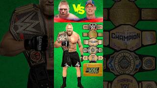 Wwe Championship comparison 2026 🔥 Brock Lesnar VS John Cena  #wwe #shrots