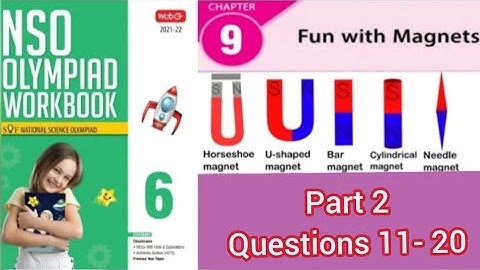 NSO Olympiad Workbook Chapter 9 Fun With Magnets Part 2 for class 6