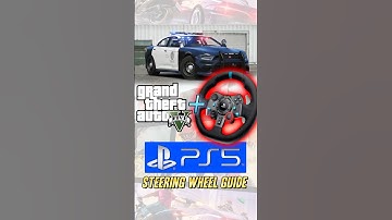 How to use a steering wheel GTA 5 PS5 - Full Tutorial 2025