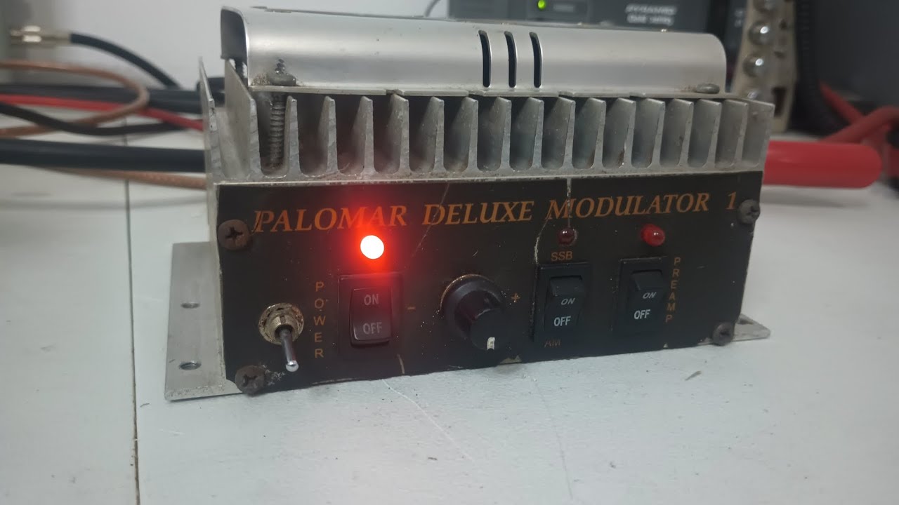 Palomar Deluxe Modulator 1 with added fan kit - YouTube