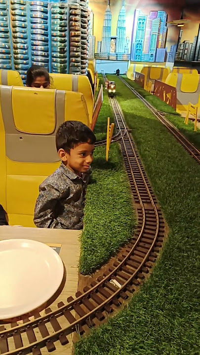 Train Theme Restaurant #Platform65 #kidsfavourite #train #trending #hyderabad