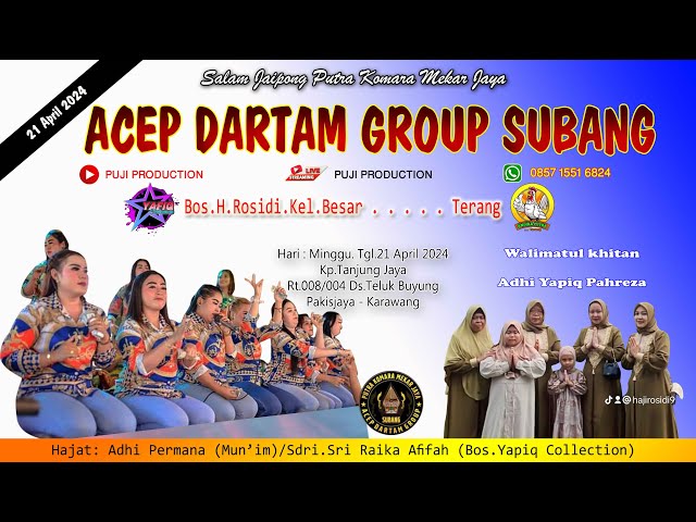 🔴  LIVE  PKMJ ACEP DARTAM GROUP SUBANG. 21 APRIL 24. TANJUNG JAYA class=