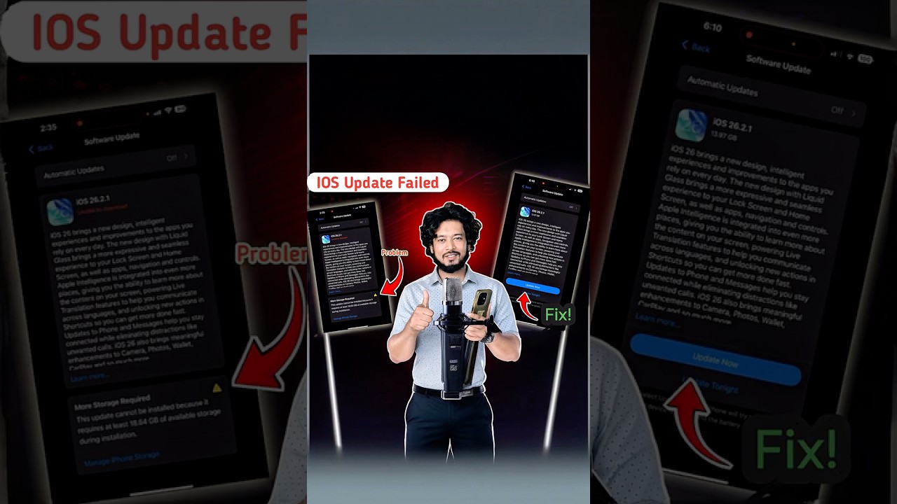 Ios update problem Fix 