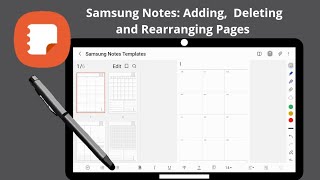 Samsung Notes | Adding, Deleting, and Rearranging Pages | Daphne O screenshot 4