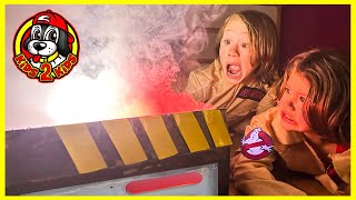 Kids Pretend  CALEB & ISABEL ARE GHOSTBUSTERS IN REAL LIFE  COMPILATION