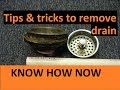 How to Remove Kitchen Sink Stuck Drain