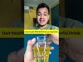Drinking This Will Improve Your Hair Health ! #health #hair #information #facts #tips