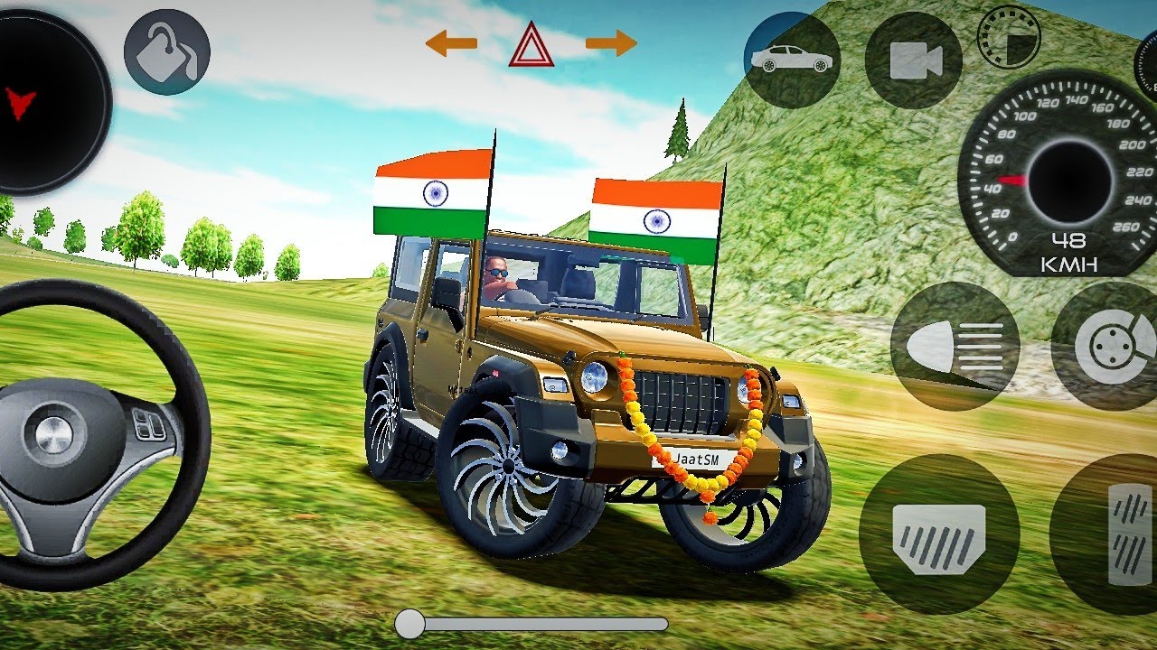 Modified Mahindra Thar😈Games:Indian Red Thar (Gadi Wala Games) Car Game Android Game - #2026