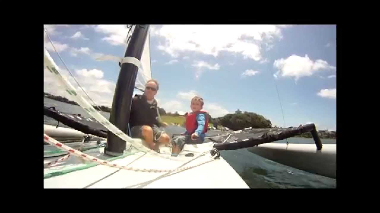 Matthew 4 years old Goes Sailing