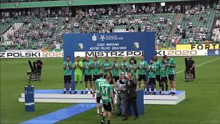 Ceremonia wręczenia nagród, medali i trofeum za tytuł mistrza Polski
