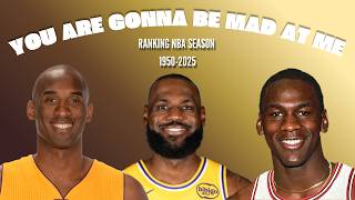 RANKING EVERY SEASON IN NBA 1950-2025🤯 Do you agree with me?