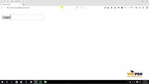 HTML 26 - Phần tử Textbox - Password