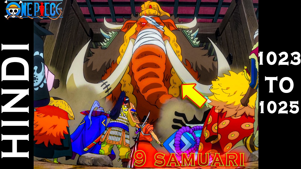 One Piece Episode 1023 to 1025 Hindi  Wano Arc Full Breakdown & Review
