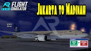 RFS Real Flight Simulator Jakarta to Madinah Full Flight B777 Saudi Arabia FullHD RealRout