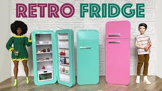 DIY Barbie Retro Fridge
Complete your Barbie kitchen with this retro style fridge. Cool inside, cool outside ! DIY Barbie Retro Fridge