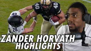 Zander Horvath ( RB | Los Angeles Chargers) Purdue Highlights REACTION