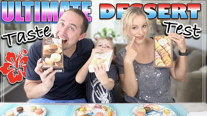 TASTING ALL THE TRADER JOE'S MACARON FLAVORS + CHE...