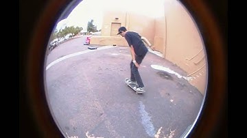 Manuel tre flips the bigger dock behind albertsons
