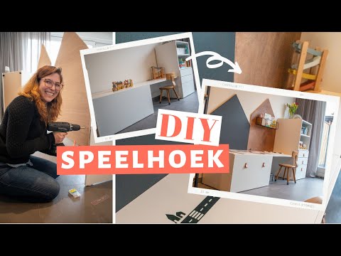 DIY SPEELHOEK: zo maak je een stoere speelhoek in huis! - IKEA Småstad hack/makeover