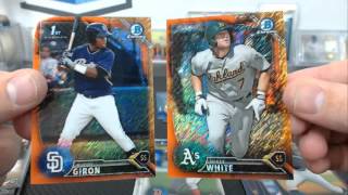 2016 Bowman 8 Box Jumbo Case Break #5 Hit Recap