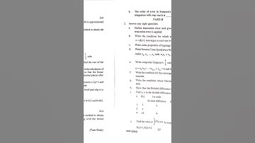 #bsc Core-8 Question Paper 2023 B.Sc Math 4th Semester (Utkal University) #shorts #utkaluniversity