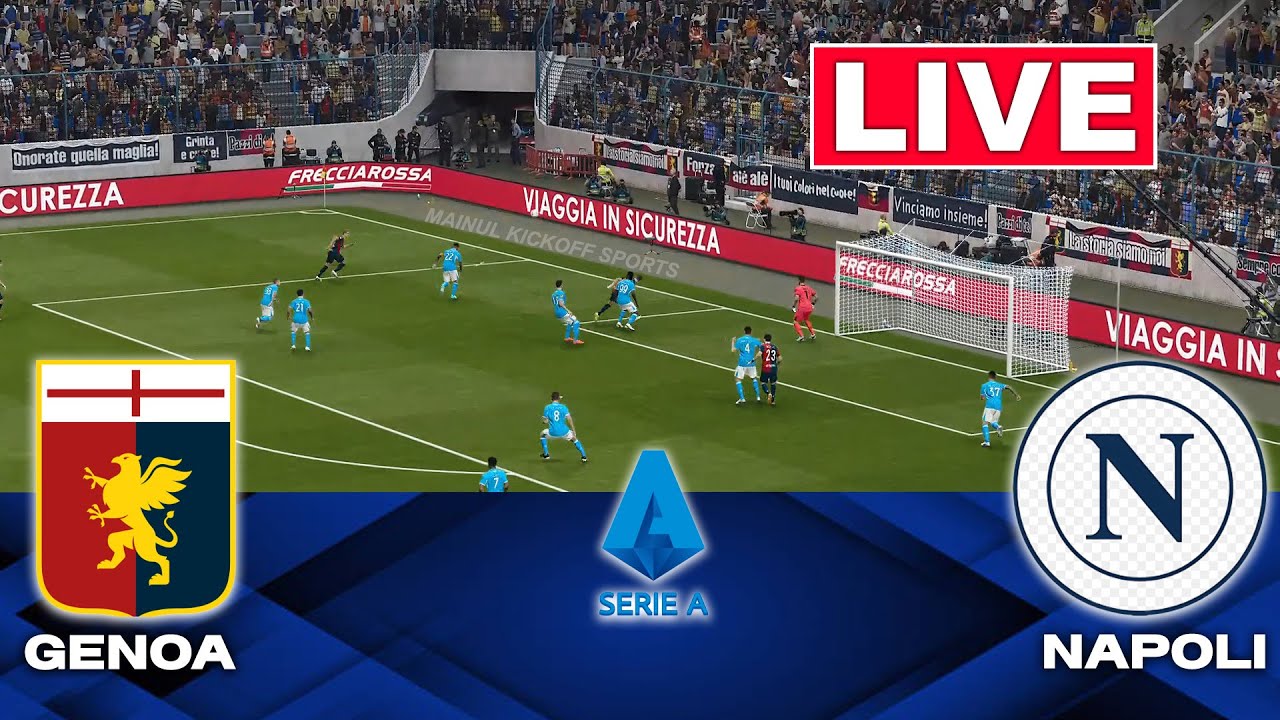🔴LIVE : Genoa vs Napoli | Italy Serie A 2026 | Full Match Streaming