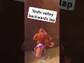 Mario kart 8 deluxe yoshi valley backwards lap