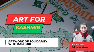 artwork of solidarity with kashmir | 5th feb @hkpassion4119