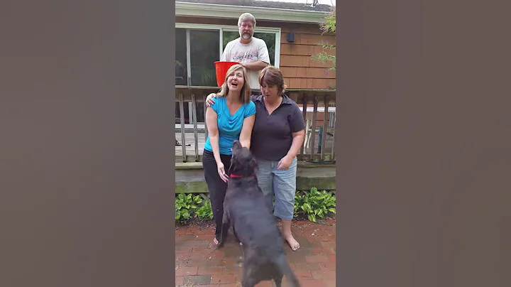 Janet Deluca & Judy McCleery ice bucket challenge.