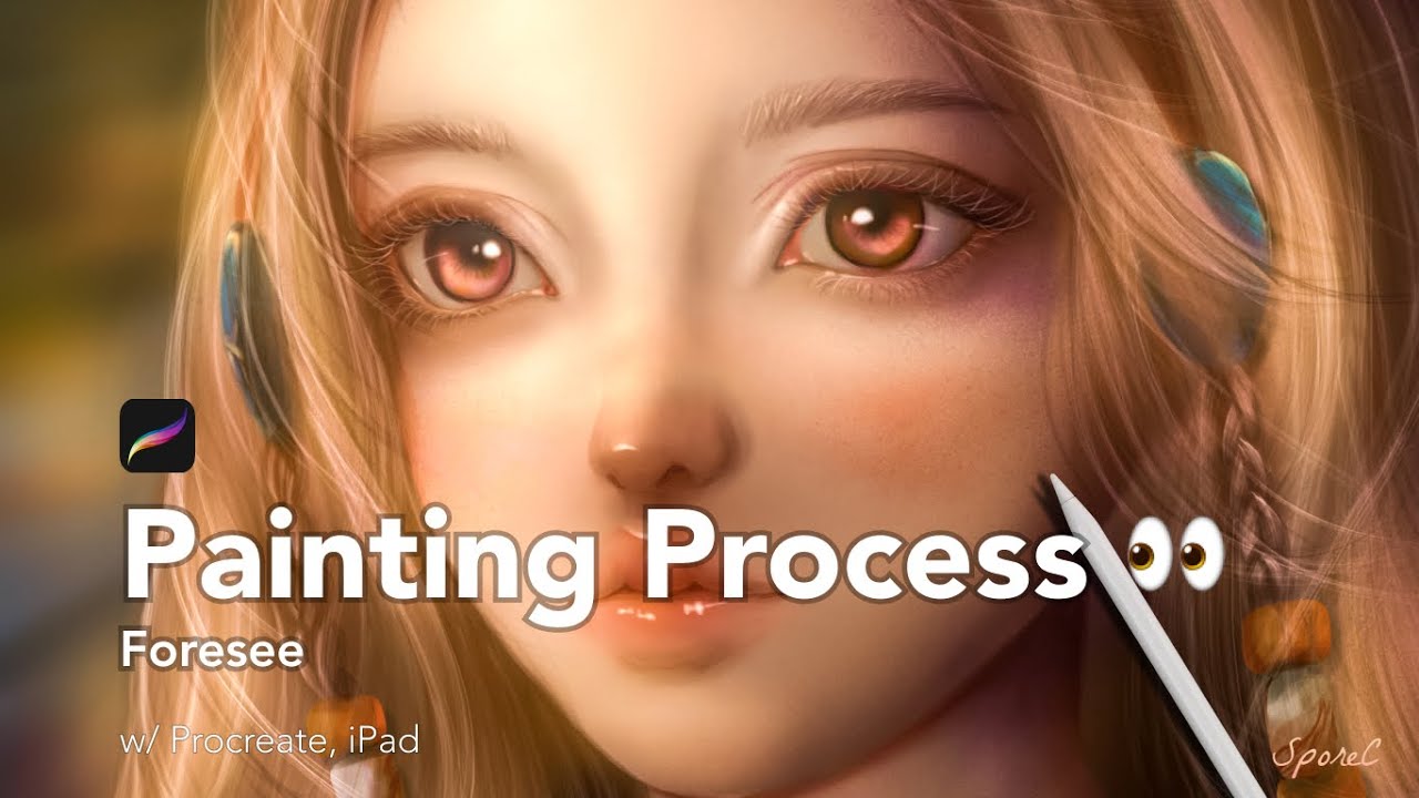 iPad Procreate Painting Process - YouTube