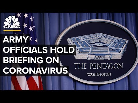 army-officials-address-coronavirus-at-the-pentagon-–-3/5/2020