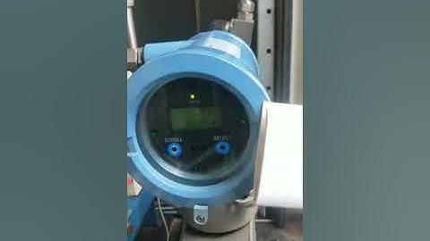 how to change units and range from mass flow meter display