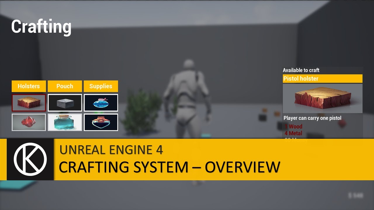 Unreal Engine 4 Crafting System Overview YouTube