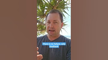 There is no failure only feedback to stop the judgement of self and others