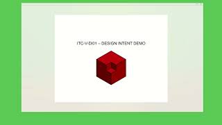 ITC V DI01 DESIGN INTENT DEMO
