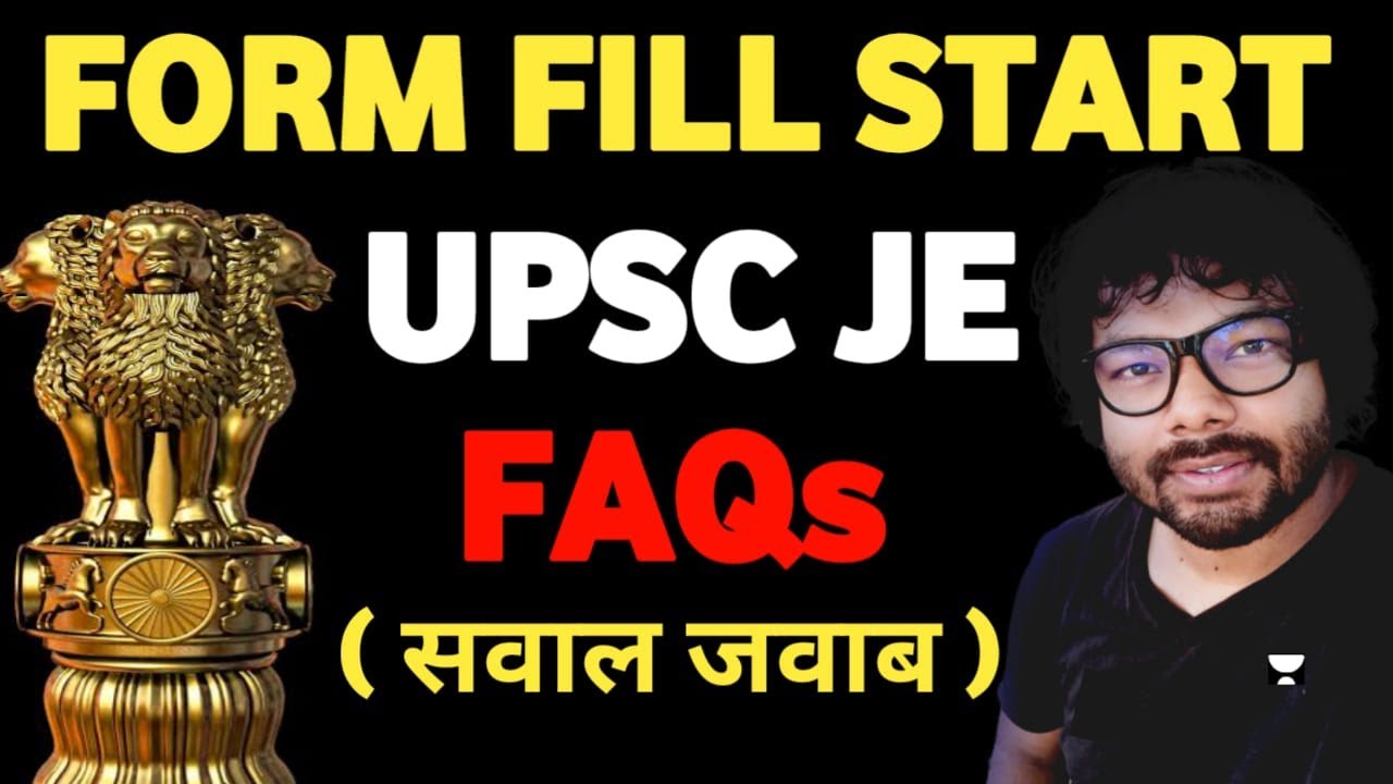 UPSC Junior Engineer Vacancy 2023 | Form Fill up | Diploma Btech |  Selection 