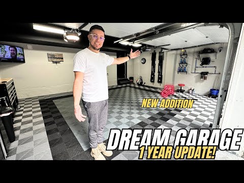 MY GARAGE PROJECT AFTER 1 YEAR! UPDATES AND NEW ADDITIONS.