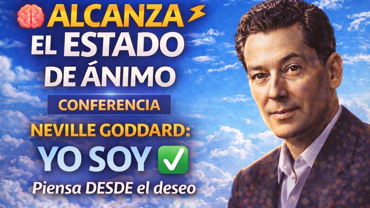🧠⚡PRIMERA PARTE “ALCANZA EL ESTADO DE ÁNIMO” | CONFERENCIA Neville Goddard: Piensa DESDE el deseo
