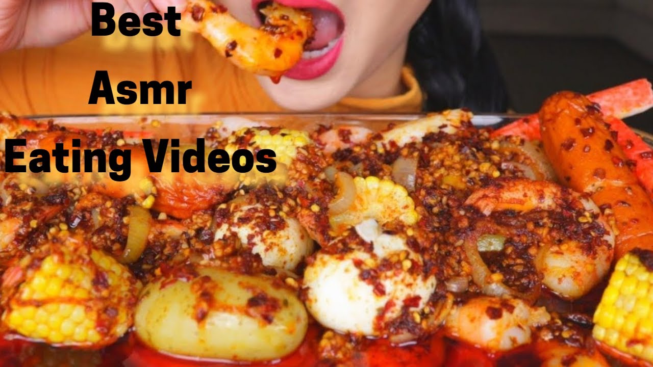 Best ASMR Eating food compilation YouTube