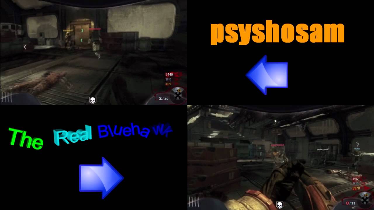 Black Ops Zombies: Moon Live Session W/bluehawk94 & McAim Part [1/2] (HD)