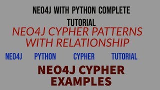NEO4J|NEO4J TUTORIAL|NEO4J PYTHON|NEO4J CYPHER|NEO4J PYTHON|NEO4J LIST OPERATORS|PART:31