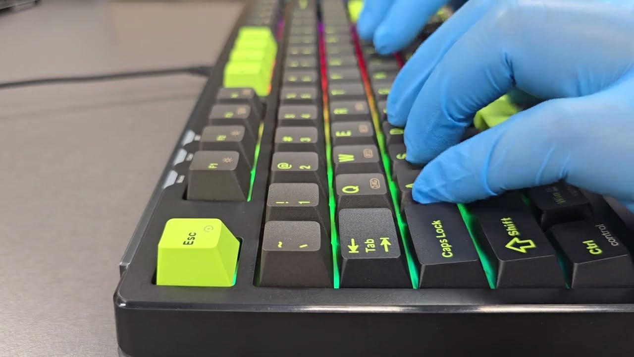 Keystroke Comparison VK-99, Varmilo 104M Silent Red, Redragon Elise Pro (Click)