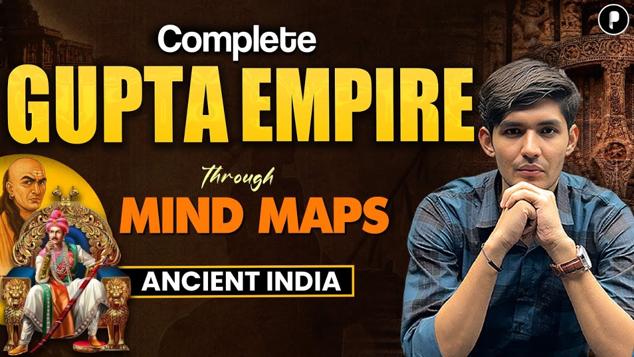 Complete Gupta Empire through Mind map