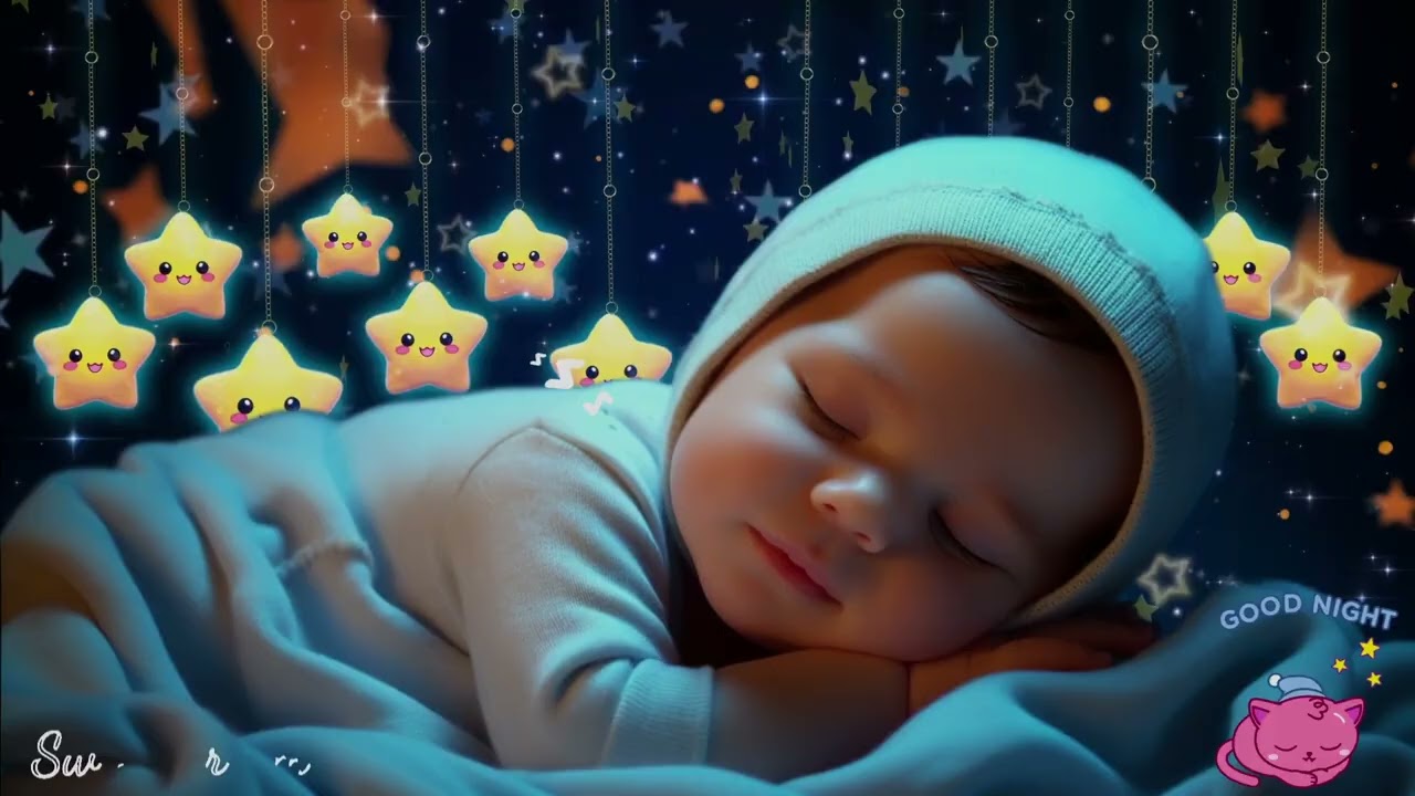 Beat Insomnia in 3 Minutes 💤 Baby Sleep Music 🌙 Mozart & Brahms Lullabies for Sweet Dreams